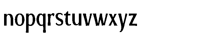 Evoren Condensed Font LOWERCASE