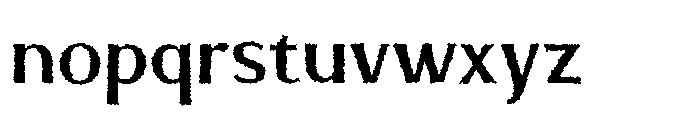 Evoren Distort Font LOWERCASE