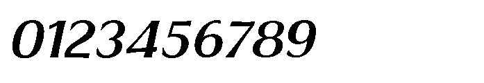 Evoren Italic Font OTHER CHARS