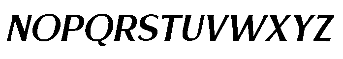 Evoren Italic Font UPPERCASE