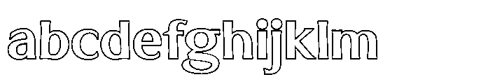 Evoren Outline FONT