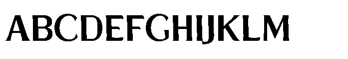 Evoren Regular Font UPPERCASE