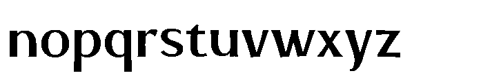Evoren Regular Font LOWERCASE