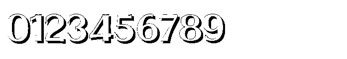 Evoren Shadow Font OTHER CHARS