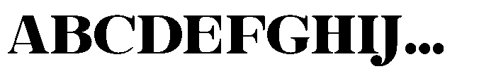 Evorine Font UPPERCASE