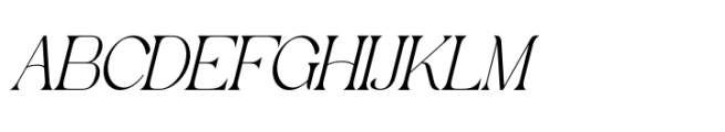Evoxsy Italic Font UPPERCASE