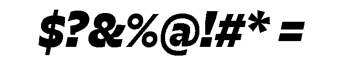EvertPE BlackItalic Font OTHER CHARS
