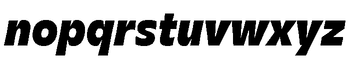 EvertPE BlackItalic Font LOWERCASE