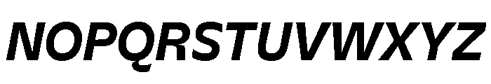 EvertPE BoldItalic Font UPPERCASE