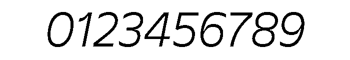 EvertPE LightItalic Font OTHER CHARS