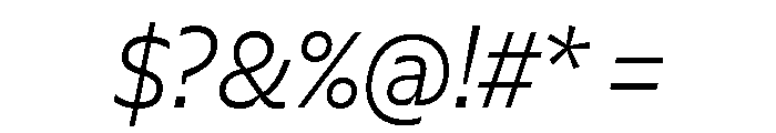 EvertPE LightItalic Font OTHER CHARS