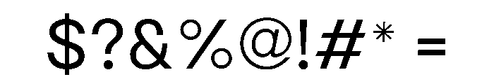 EverydaySans Regular Font OTHER CHARS