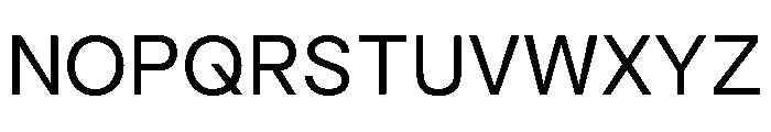 EverydaySans Regular Font UPPERCASE