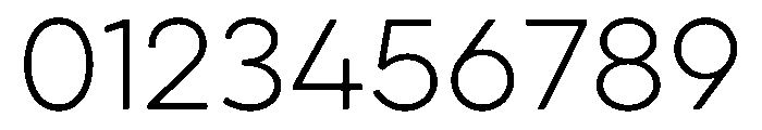 Eveleth Clean Thin Font OTHER CHARS
