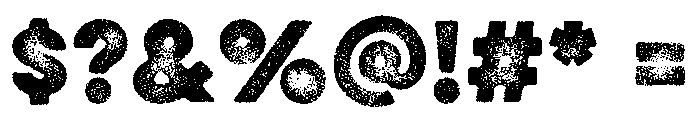 Eveleth Dot Light Font OTHER CHARS