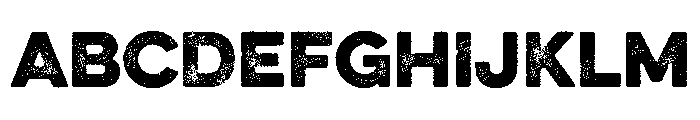 Eveleth Dot Regular Font UPPERCASE