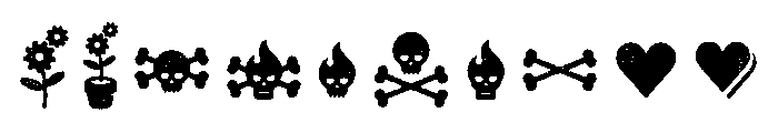 Eveleth Icons Font OTHER CHARS