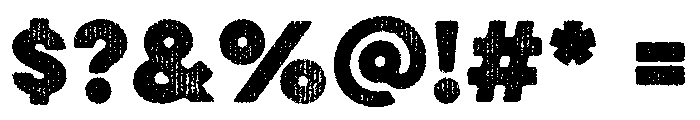 Eveleth Regular Font OTHER CHARS