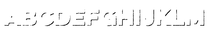 Eveleth Shadow Font UPPERCASE