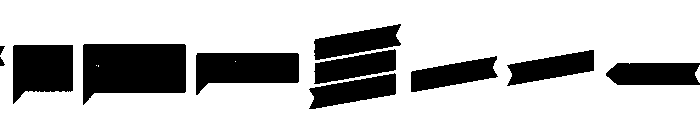 Eveleth Shapes Font UPPERCASE
