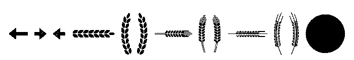 Eveleth Shapes Font LOWERCASE