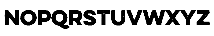 Eveleth Slant Bold Font LOWERCASE