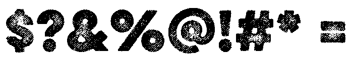 Eveleth Slant Light Font OTHER CHARS