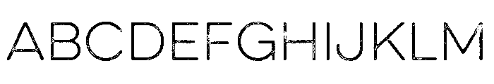 Eveleth Thin Font UPPERCASE