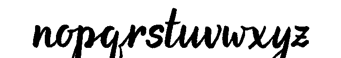 Evenfall Regular Oblique Font LOWERCASE