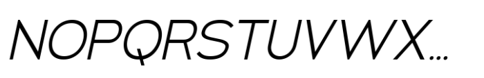 Ewangi Light Italic Font UPPERCASE