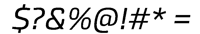 Exo 2 Variable Italic Font OTHER CHARS