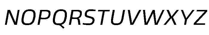Exo 2 Variable Italic Font UPPERCASE