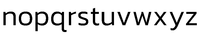 Exo 2 Variable Light Font LOWERCASE