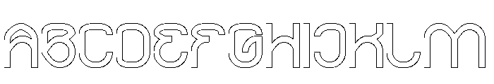 EXTRA MILES-Hollow Font UPPERCASE