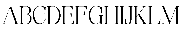 Exactly Extra Light Font UPPERCASE