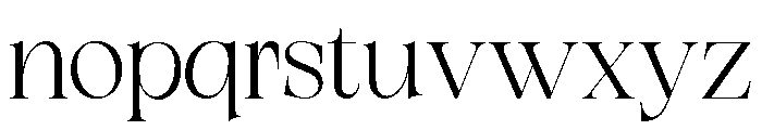 Exactly Extra Light Font LOWERCASE