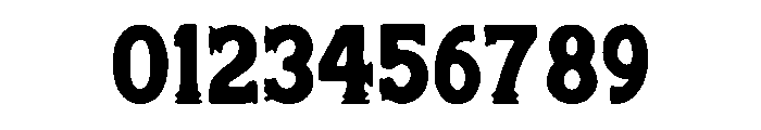 Exaggerated Ink Trap Font OTHER CHARS