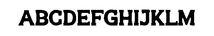 Exaggerated Ink Trap FONT
