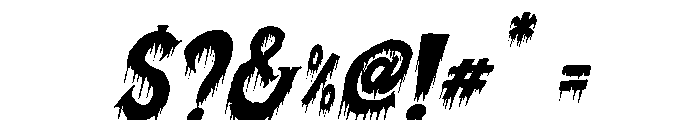 Examinus Italic Font OTHER CHARS