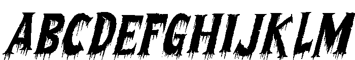 Examinus Italic Font UPPERCASE