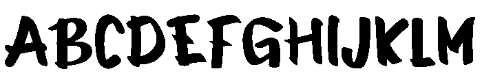 Exbold Font UPPERCASE