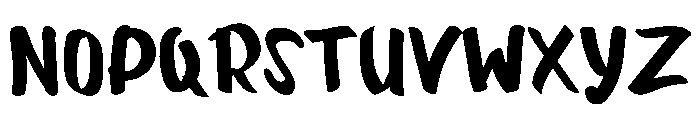 Exbold Font UPPERCASE