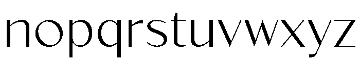 Existo Font LOWERCASE