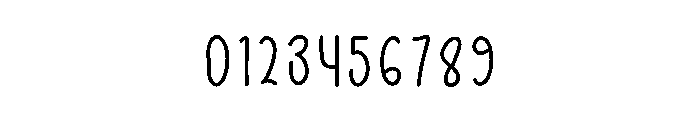 Exited Brush Font OTHER CHARS