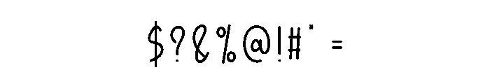 Exited Brush Font OTHER CHARS