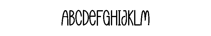 Exited Brush Font UPPERCASE