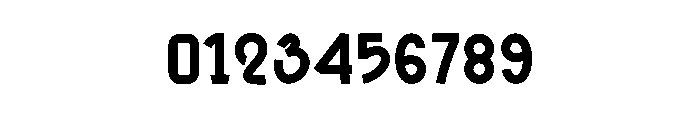 Exited Font OTHER CHARS