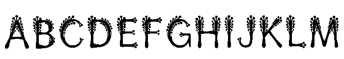 Exode Regular Font UPPERCASE
