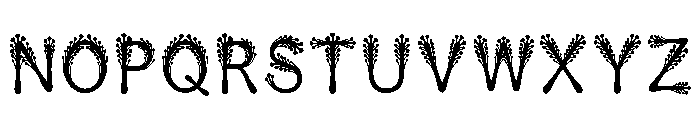Exode Regular Font UPPERCASE