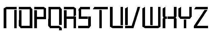 Exoforge Regular Font UPPERCASE